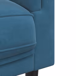 VidaXL 372650 canapé 3 siège(s) Bleu - Vue supplémentaire 7