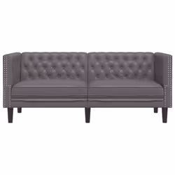 VidaXL 372662 canapé 2 siège(s) Gris - Vue supplémentaire 4