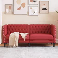 VidaXL 372663 canapé 2 siège(s) Rouge