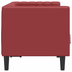 VidaXL 372663 canapé 2 siège(s) Rouge - Vue supplémentaire 5