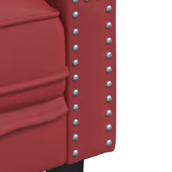 VidaXL 372663 canapé 2 siège(s) Rouge - Vue supplémentaire 7