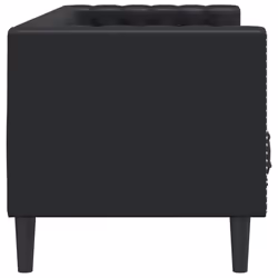 VidaXL 372666 canapé 3 siège(s) Noir - Vue supplémentaire 5