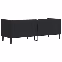 VidaXL 372666 canapé 3 siège(s) Noir - Vue supplémentaire 6