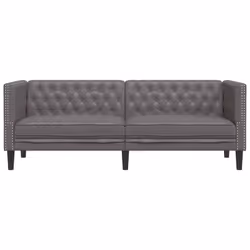 VidaXL 372669 canapé 3 siège(s) Gris - Vue supplémentaire 4