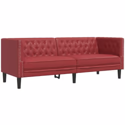 Ce canapé Chesterfield 3 places est un excellent endroit pour discuter, lire, regarder la télévision ou simplement vous déten ...