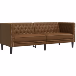 Ce canapé Chesterfield 3 places est un excellent endroit pour discuter, lire, regarder la télévision ou simplement vous déten ...