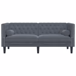 VidaXL 372684 canapé 2 siège(s) Gris - Vue supplémentaire 4
