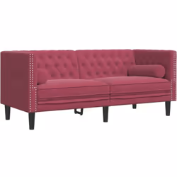 Ce canapé Chesterfield 2 places est un excellent endroit pour discuter, lire, regarder la télévision ou simplement vous déten ...