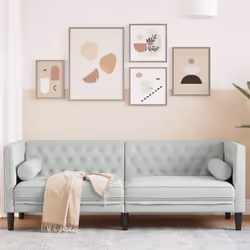 Ce canapé Chesterfield 3 places est un excellent endroit pour discuter, lire, regarder la télévision ou simplement vous déten ...
