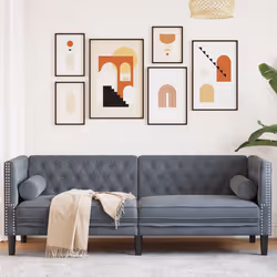 VidaXL 372694 canapé 3 siège(s) Gris