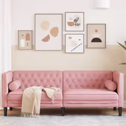 Ce canapé Chesterfield 3 places est un excellent endroit pour discuter, lire, regarder la télévision ou simplement vous déten ...