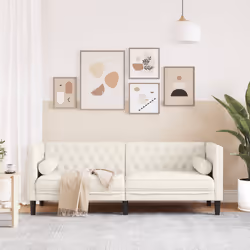 VidaXL 372700 canapé 3 siège(s) Crème