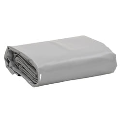 vidaXL Bâche gris 1,5x10 m 650 g/m²