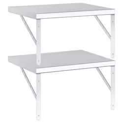 VidaXL 3214503 étagères Acier inoxydable Argent - Vue supplémentaire 7