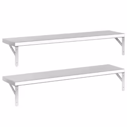 VidaXL 3214504 étagères Acier inoxydable Argent - Vue supplémentaire 4