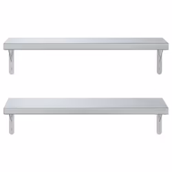 VidaXL 3214507 étagères Acier inoxydable Argent - Vue supplémentaire 5