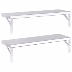 VidaXL 3214507 étagères Acier inoxydable Argent - Vue supplémentaire 7