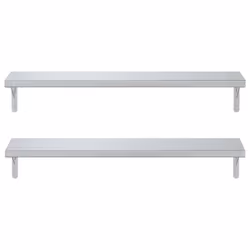 VidaXL 3214508 étagères Acier inoxydable Argent - Vue supplémentaire 5