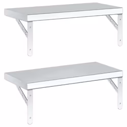 VidaXL 3214510 étagères Acier inoxydable Argent - Vue supplémentaire 7