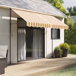 Cette toile de store de remplacement pratique est un choix parfait pour renouveler les toits de stores usés ou les conserver  ...