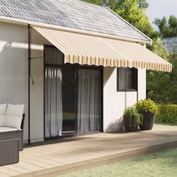 Cette toile de store de remplacement pratique est un choix parfait pour renouveler les toits de stores usés ou les conserver  ...