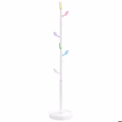 vidaXL Porte-manteau blanc 172 cm fer enduit de poudre