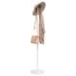 vidaXL Porte-manteau blanc 177 cm fer enduit de poudre