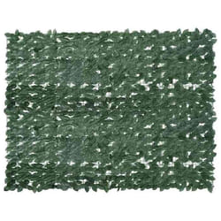 vidaXL Écran de balcon avec feuilles vert foncé 200x150 cm