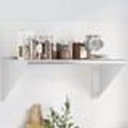 vidaXL Étagère murale 75x45x31 cm argenté acier inoxydable