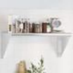 vidaXL Étagère murale 75x30x31 cm argenté acier inoxydable