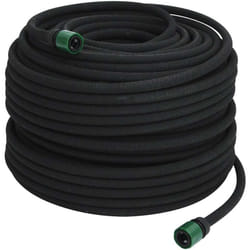 Vidaxl - Tuyau d'arrosage de jardin noir 0,6' 100 m caoutchouc