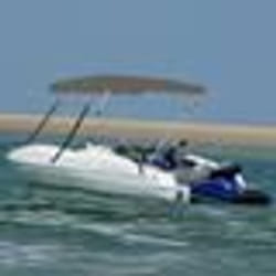 vidaXL Auvent bimini à 4 arceaux gris 243x210x137 cm