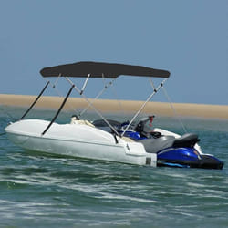 vidaXL Auvent bimini à 4 arceaux noir 243x180x137 cm