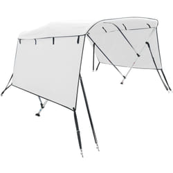 Toit bimini à 3 arceaux parois latérales 183x(137-152)x137 cm