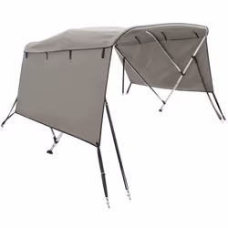 Cet auvent bimini à 3 arceaux avec parois latérales joue un rôle efficace pour vous protéger des rayons directs du soleil et ...