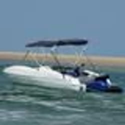 vidaXL Toit bimini à 4 arceaux parois latérales 243x(230-244)x137 cm