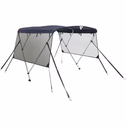 Cet auvent bimini à 3 arceaux avec parois latérales joue un rôle efficace pour vous protéger des rayons directs du soleil et  ...