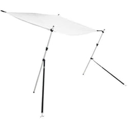 vidaXL Extension d'ombrage T-Top blanc 170x170x(115-183) cm