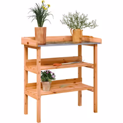 Cette table à plantes en bois est parfaite pour organiser et présenter vos plantes en pot à la maison, dans un jardin, sur un ...