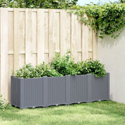 Vidaxl - Jardinière gris 160x40x53 cm polypropylène