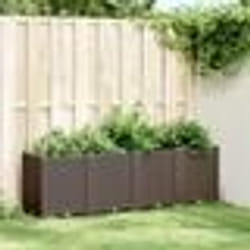 vidaXL Jardinière marron 160x40x53 cm polypropylène