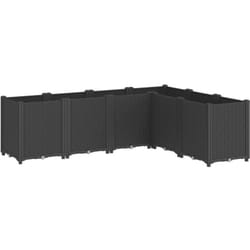 Vidaxl - Jardinière noir 160x120x53 cm polypropylène
