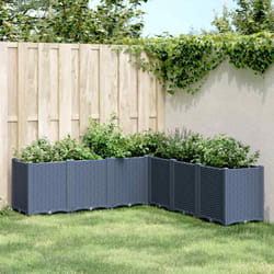 Vidaxl - Jardinière bleu gris 160x160x53 cm pp