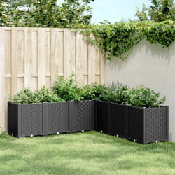 Vidaxl - Jardinière noir 160x160x53 cm polypropylène