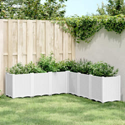 Vidaxl - Jardinière blanc 160x160x53 cm polypropylène