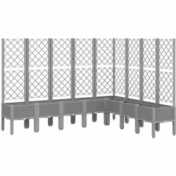Cette jardinière avec treillis est un excellent choix pour les plantes grimpantes dans votre jardin, sur votre patio et terra ...