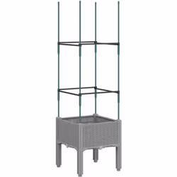 Cette jardinière avec treillis est un excellent choix pour les plantes grimpantes dans votre jardin, sur votre patio et terra ...
