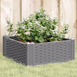 Plantez vos légumes, vos herbes aromatiques ou tout simplement des fleurs décoratives dans cette jardinière pratique et durab ...
