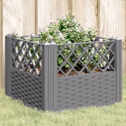 Plantez vos légumes, vos herbes aromatiques ou tout simplement des fleurs décoratives dans cette jardinière pratique et durab ...