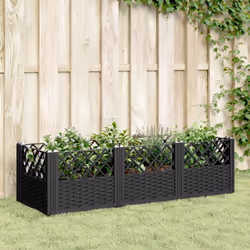 Plantez vos légumes, vos herbes aromatiques ou tout simplement des fleurs décoratives dans cette jardinière pratique et durab ...